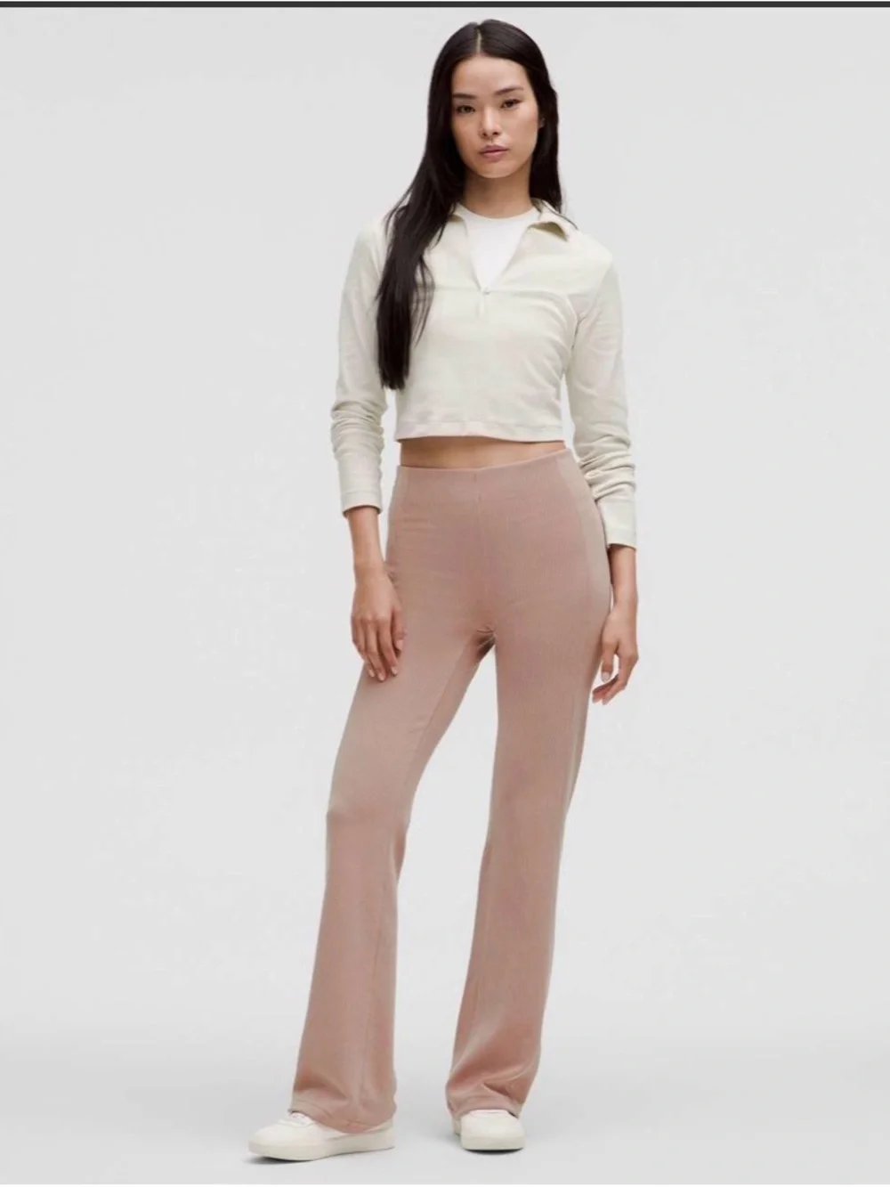 Lululemon Ribbed Softstreme Flared Pant *Regular - Twilight Rose